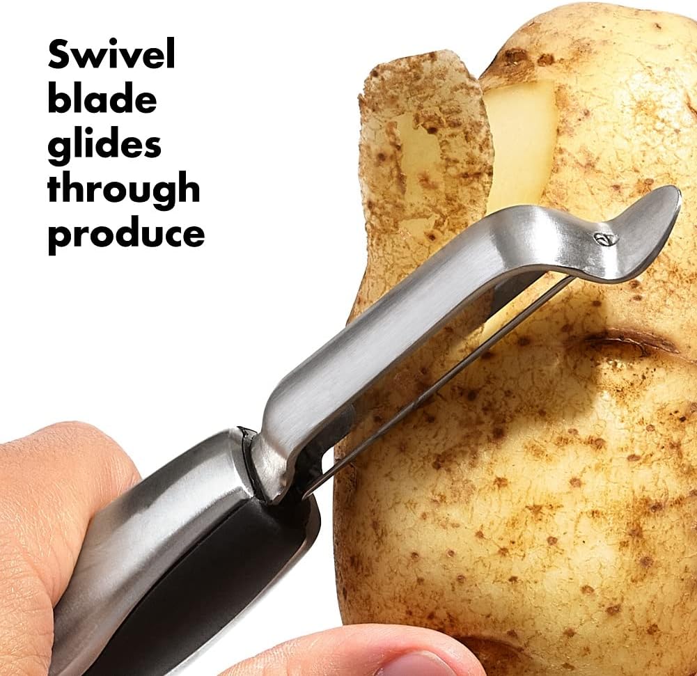 OXO Steel Swivel Vegetable Peeler - Image 5