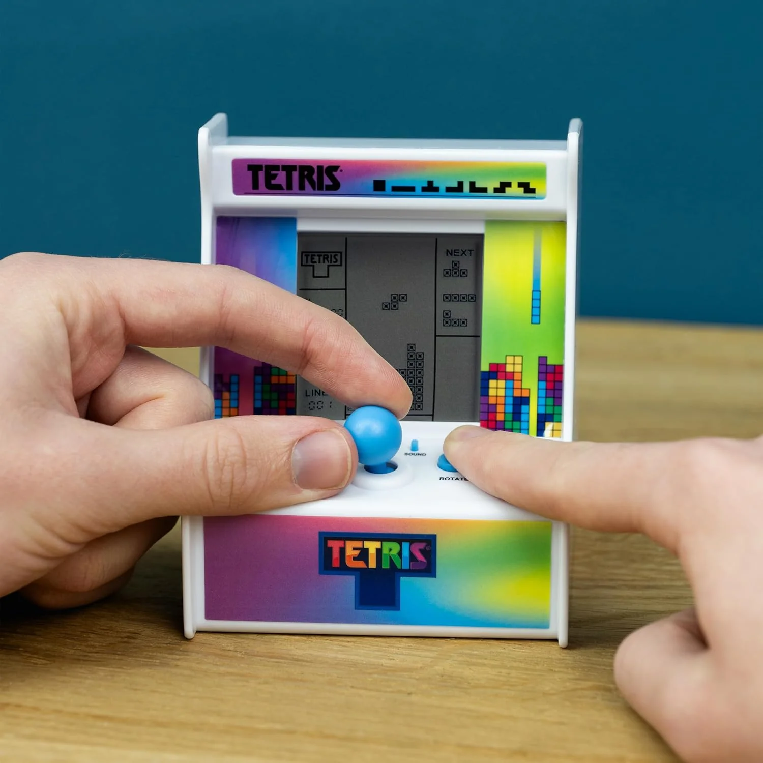 Packman Retro Inspired Tetris Desktop Arcade for Kids of All Ages - Image 3