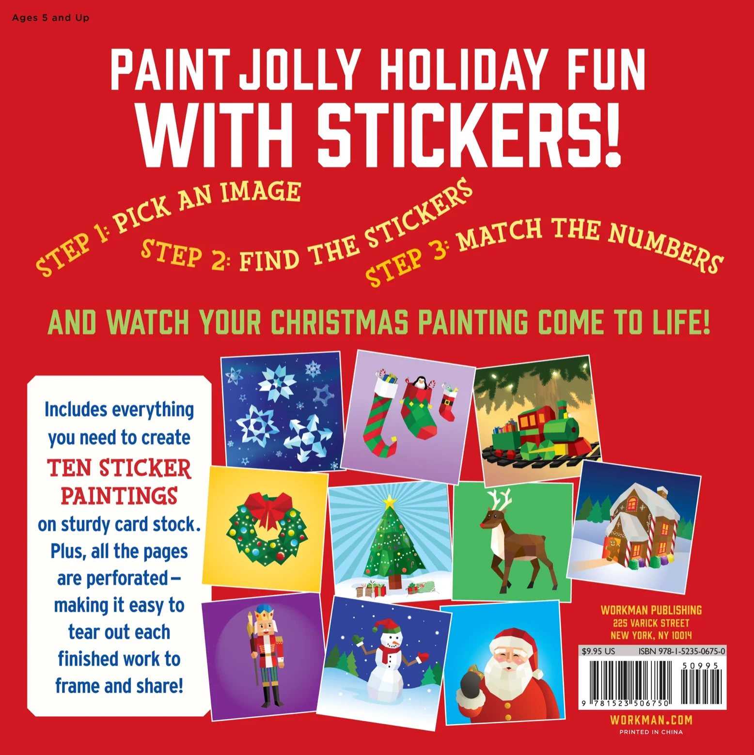 Paint by Sticker Kids Book: Santa - Image 5