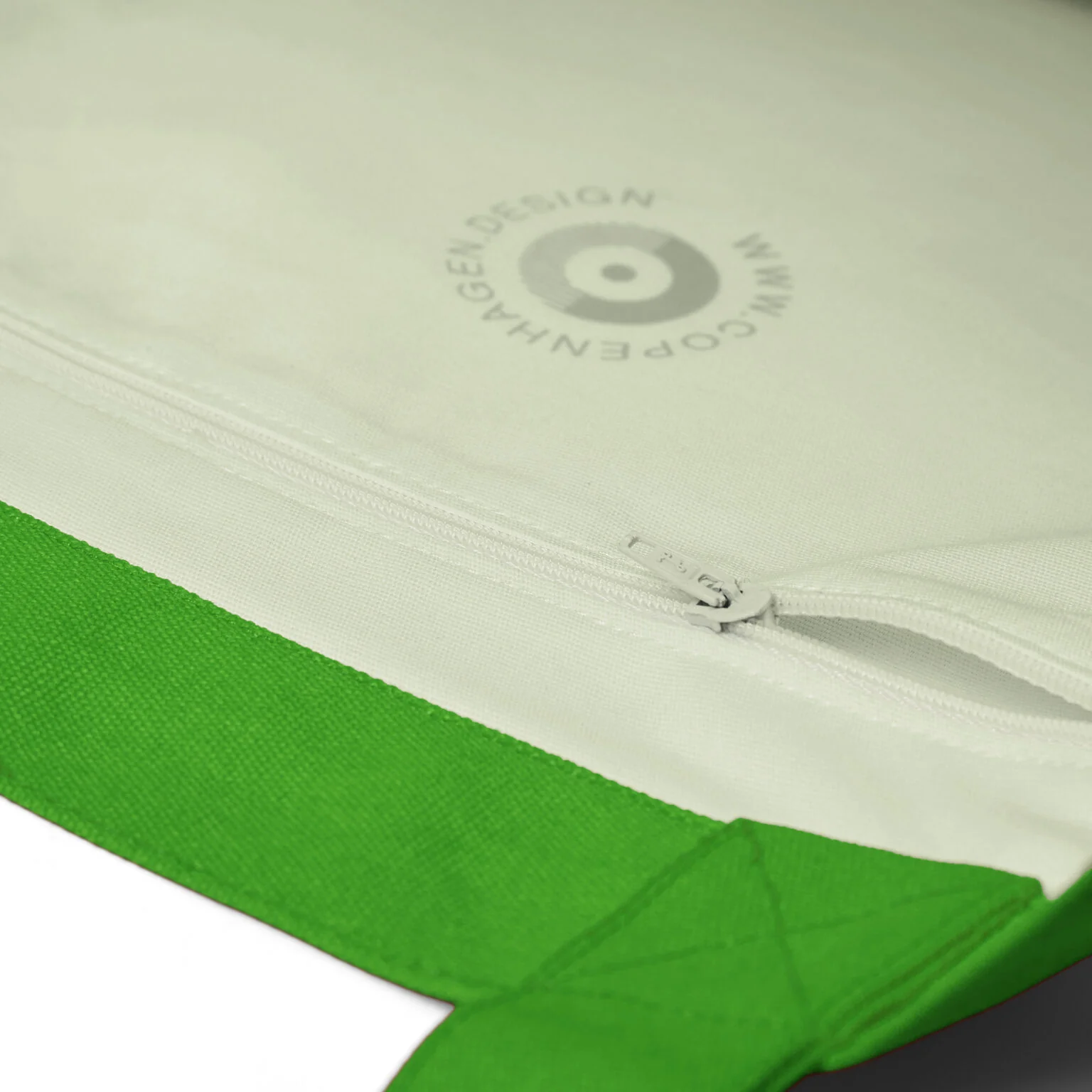 PANTONE Canvas Tote Bag – Green 3539c - Image 4