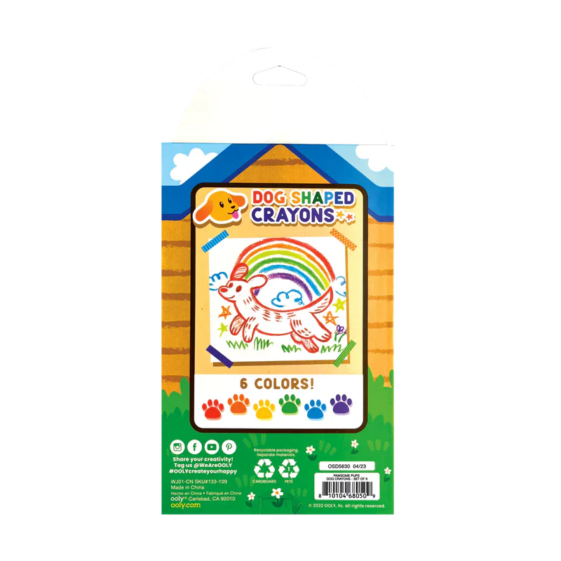 Pawsome Pups Dog Crayons – Set of 6 - Image 4