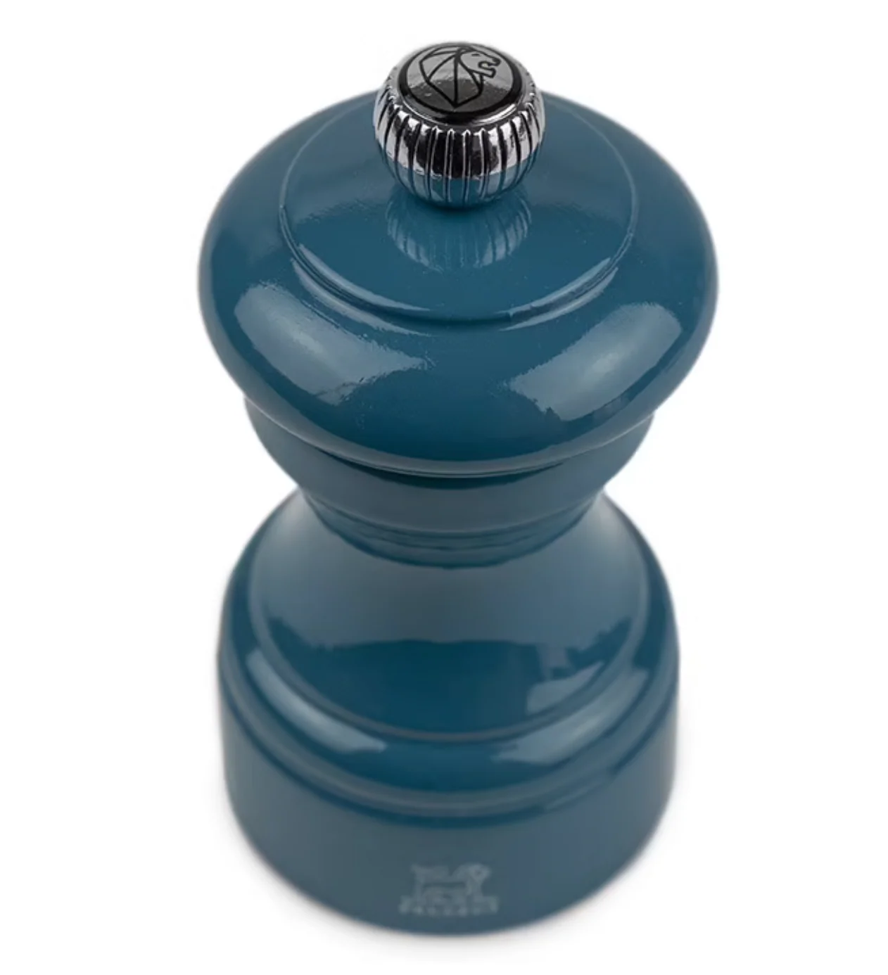 Peugeot Bistro Manual Gloss Painted Wood Pepper Mill – Pacific Blue – 4" - Image 5