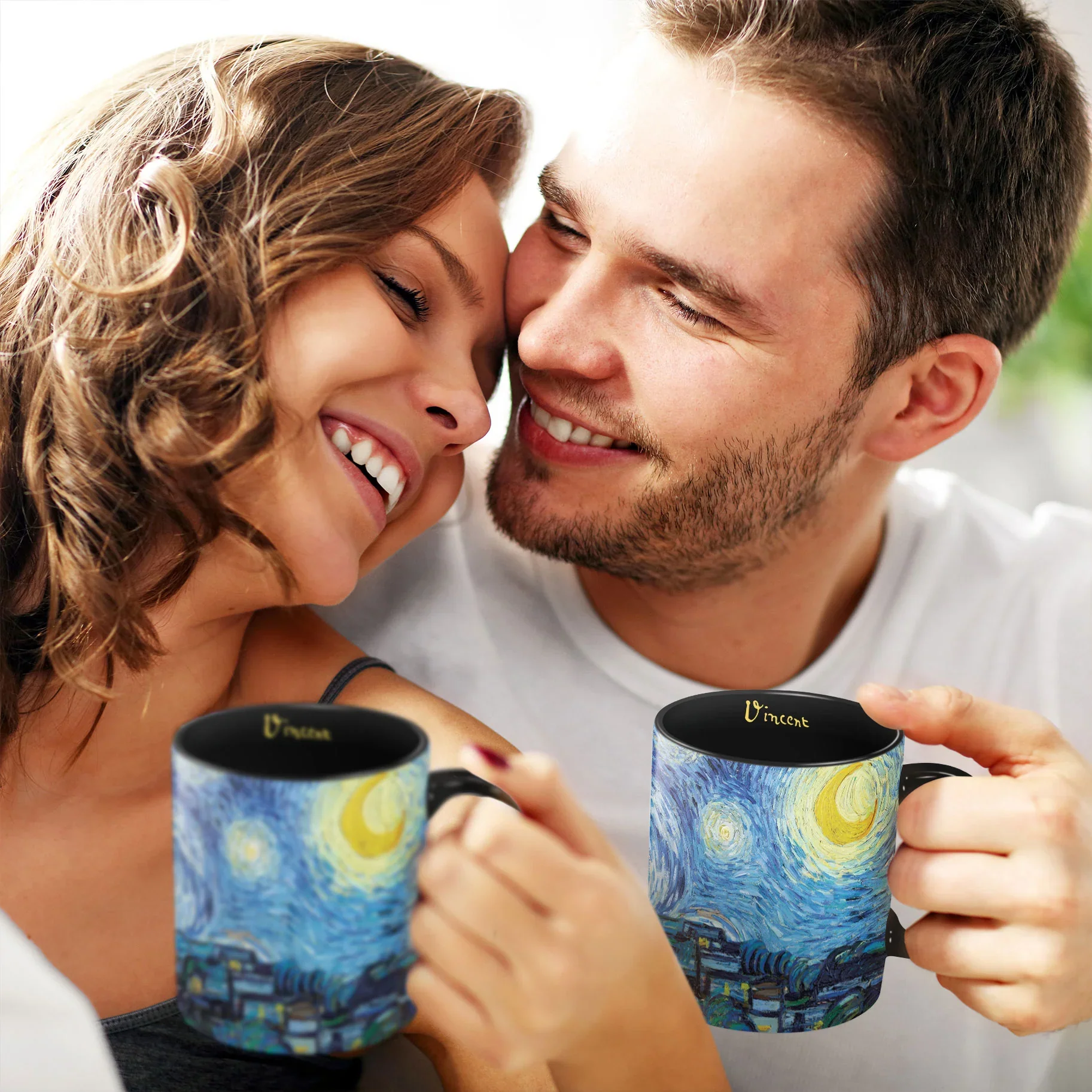 Porcelain Fine Art Coffee & Tea Mug – Van Gogh Starry Night – 11oz. - Image 5