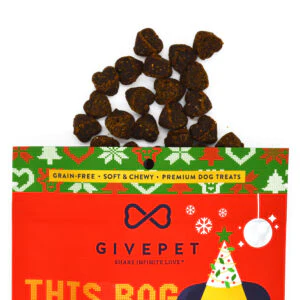 Premium Holiday Dog Treats – Pugly Sweater Party – 6oz. - Image 2