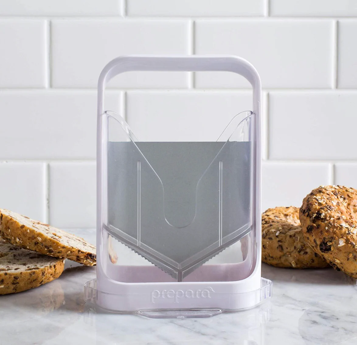 Prepara Bagel Splitter – White - Image 2