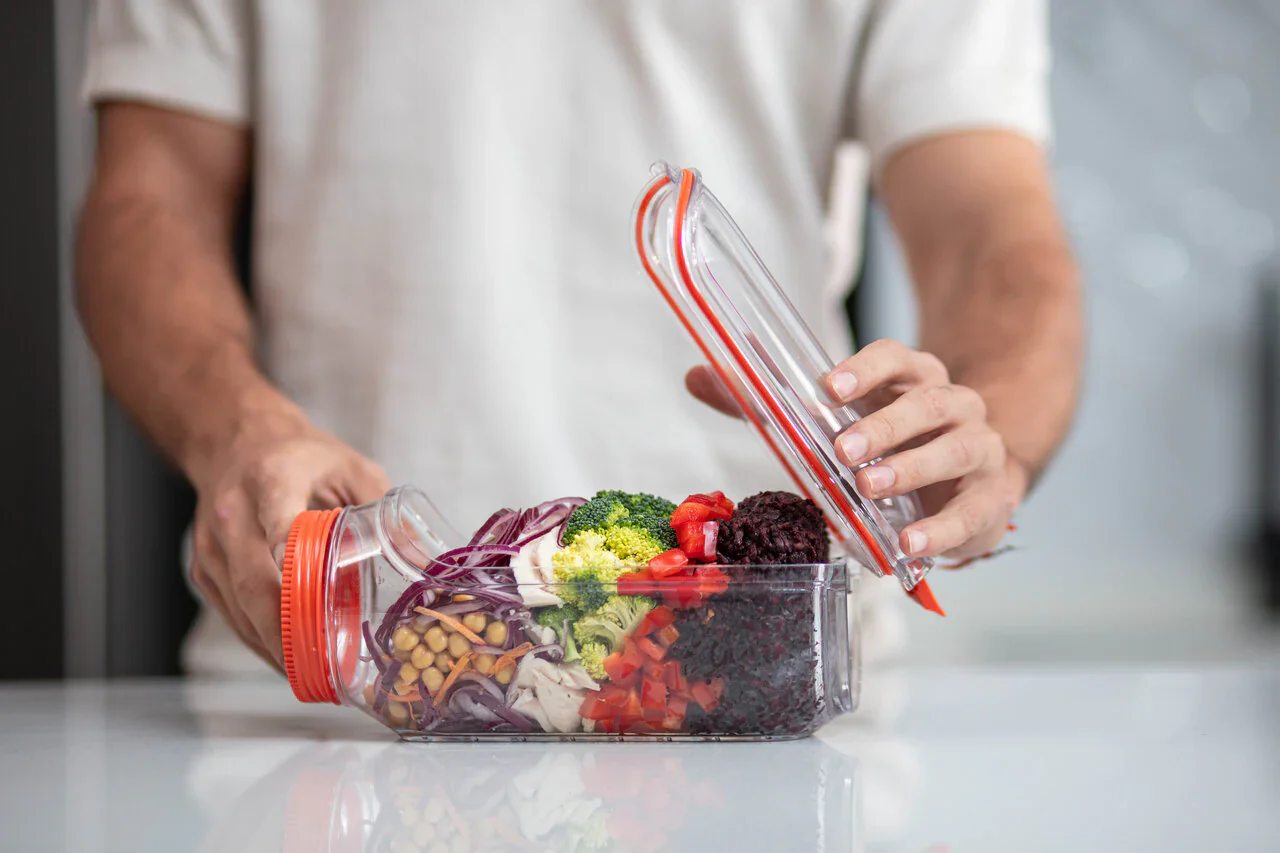 Prepara Harvest Pod With Leakproof Lid & Dressing Capsule For Salad On The Go – Holds 6 Cups - Image 3