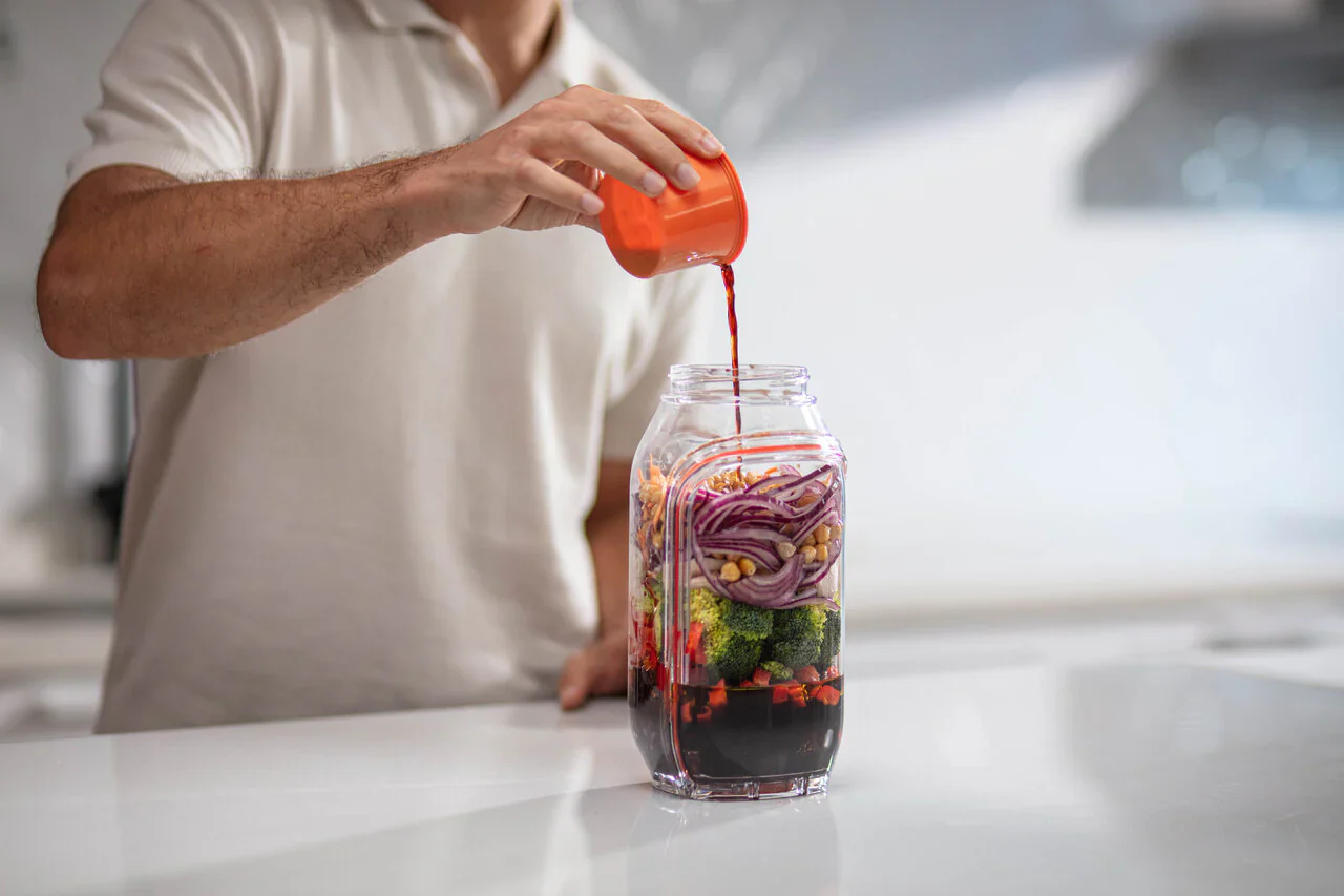 Prepara Harvest Pod With Leakproof Lid & Dressing Capsule For Salad On The Go – Holds 6 Cups - Image 4