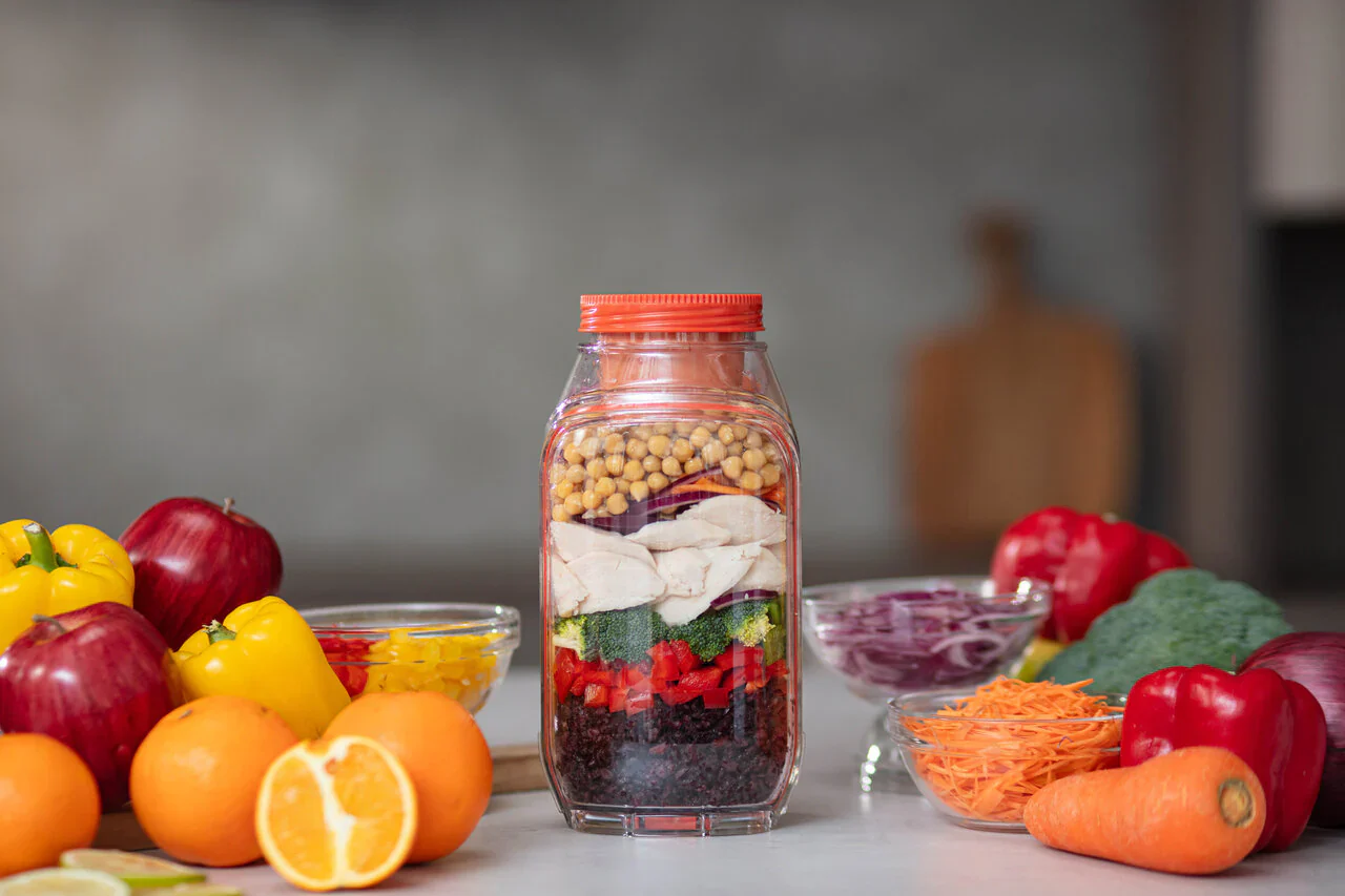 Prepara Harvest Pod With Leakproof Lid & Dressing Capsule For Salad On The Go – Holds 6 Cups - Image 7
