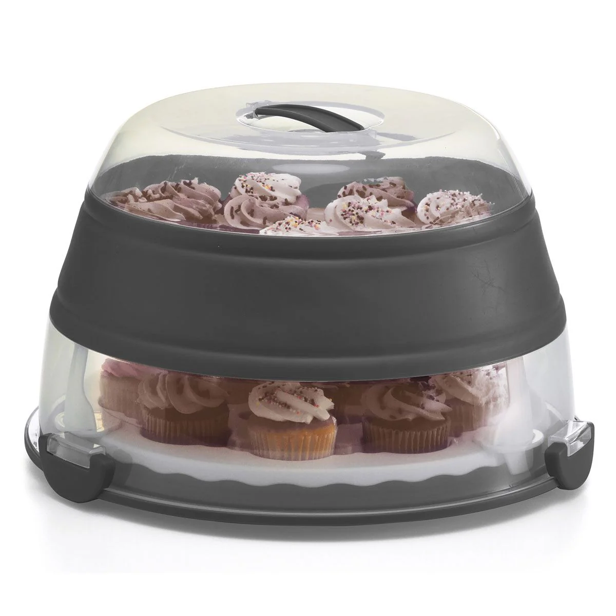 Progressive PrepWorks Collapsible Cupcake Carrier – Transports 24 cupcakes