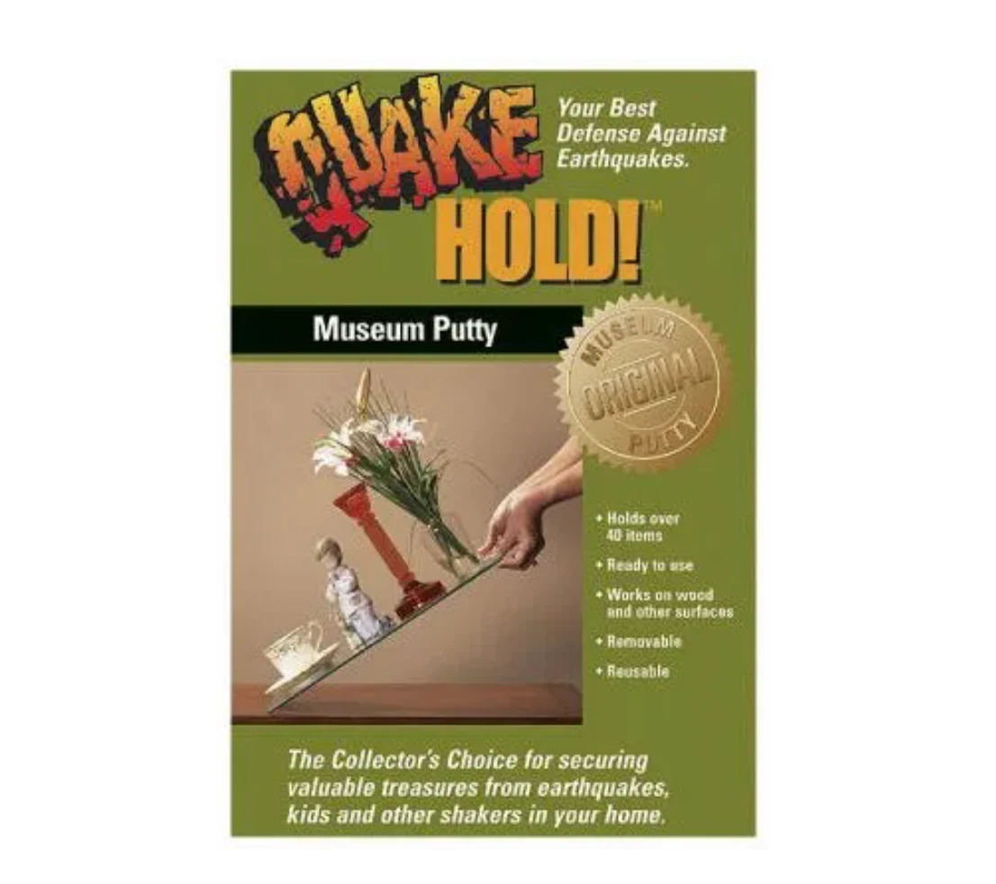 Quakehold White Tack and Stick Putty – 2.64oz