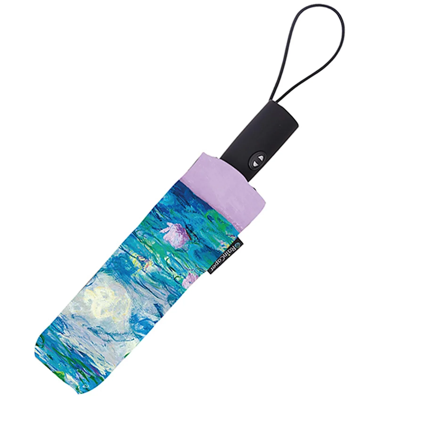 RainCaper Folding Travel Umbrella – Monet – Nympheas - Image 5