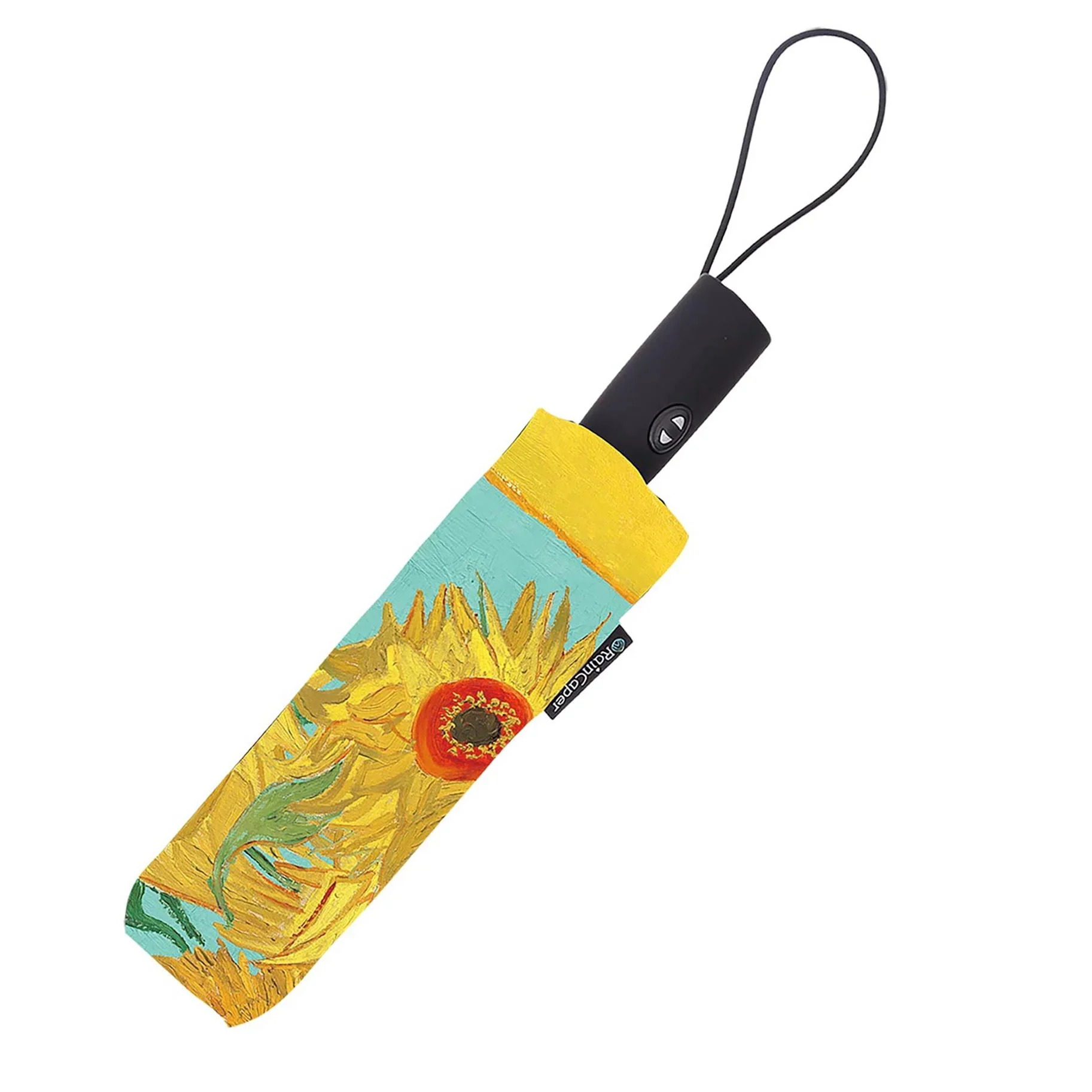 RainCaper Folding Travel Umbrella – Van Gogh – Sunflowers - Image 5