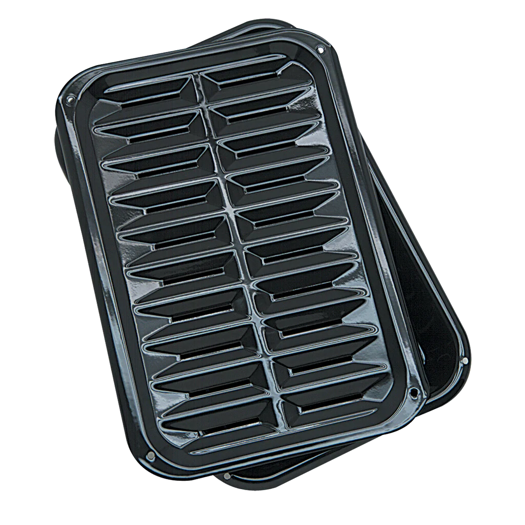 Range Kleen 2-Piece Heavy Duty Porcelain Broil & Bake Pan – 8.5" x 12.75"