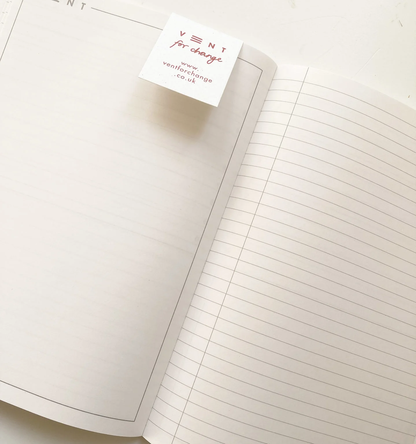 Vent For Change Recycled A6 SUCSEED Notebook – Lavender – 8" x 4" – 160 Pages - Image 4