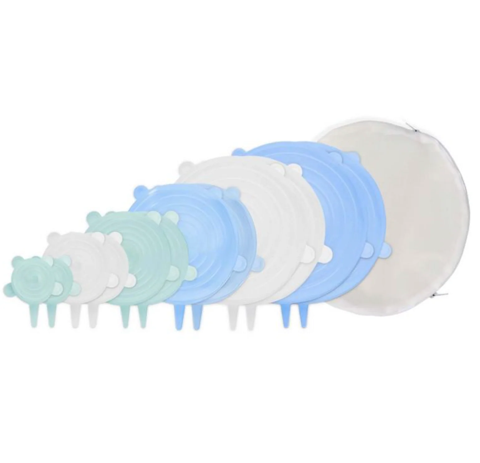 Reusable Stretch Food Storage Lids – 12-Piece Set - Image 2