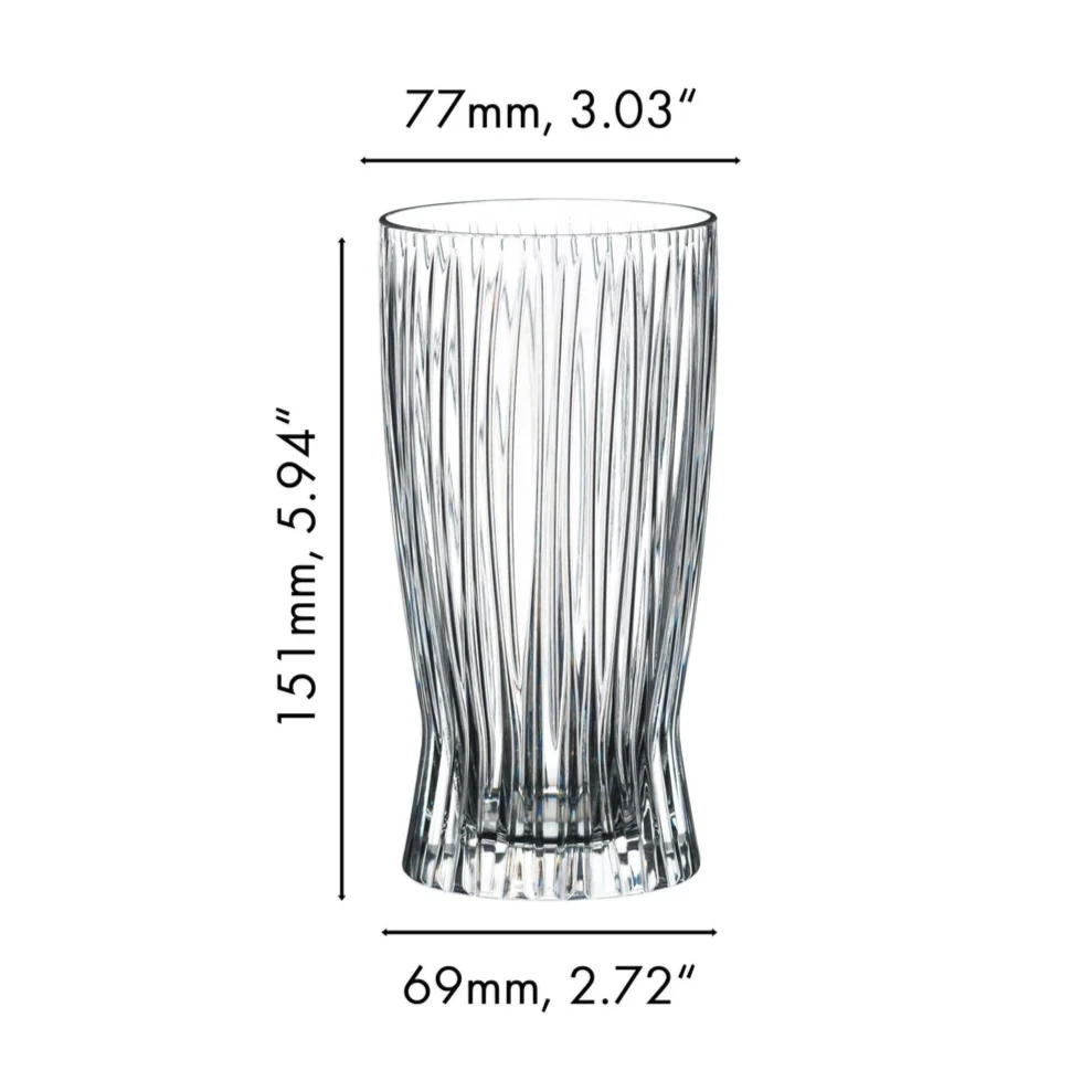 Riedel Tumbler Collection Fire Long Drink Glasses – 13oz. – Set of 2 - Image 3