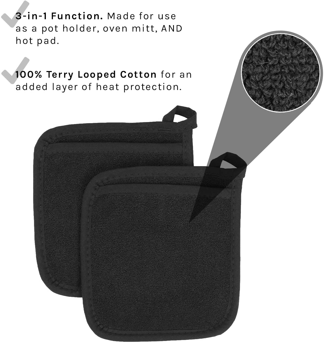 Ritz Pocket Mitt – Black - Image 2