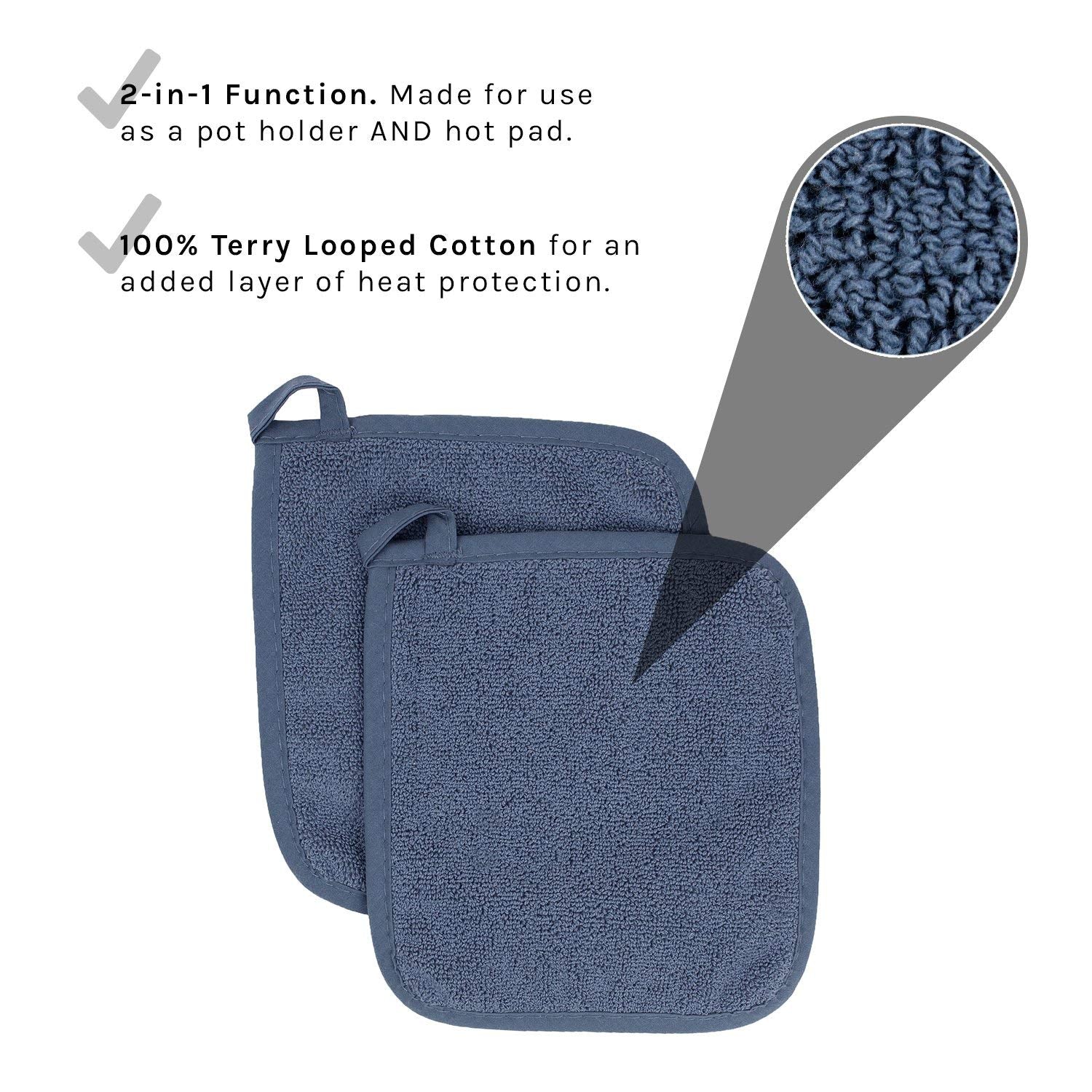Ritz Pot Holder – Federal Blue - Image 2