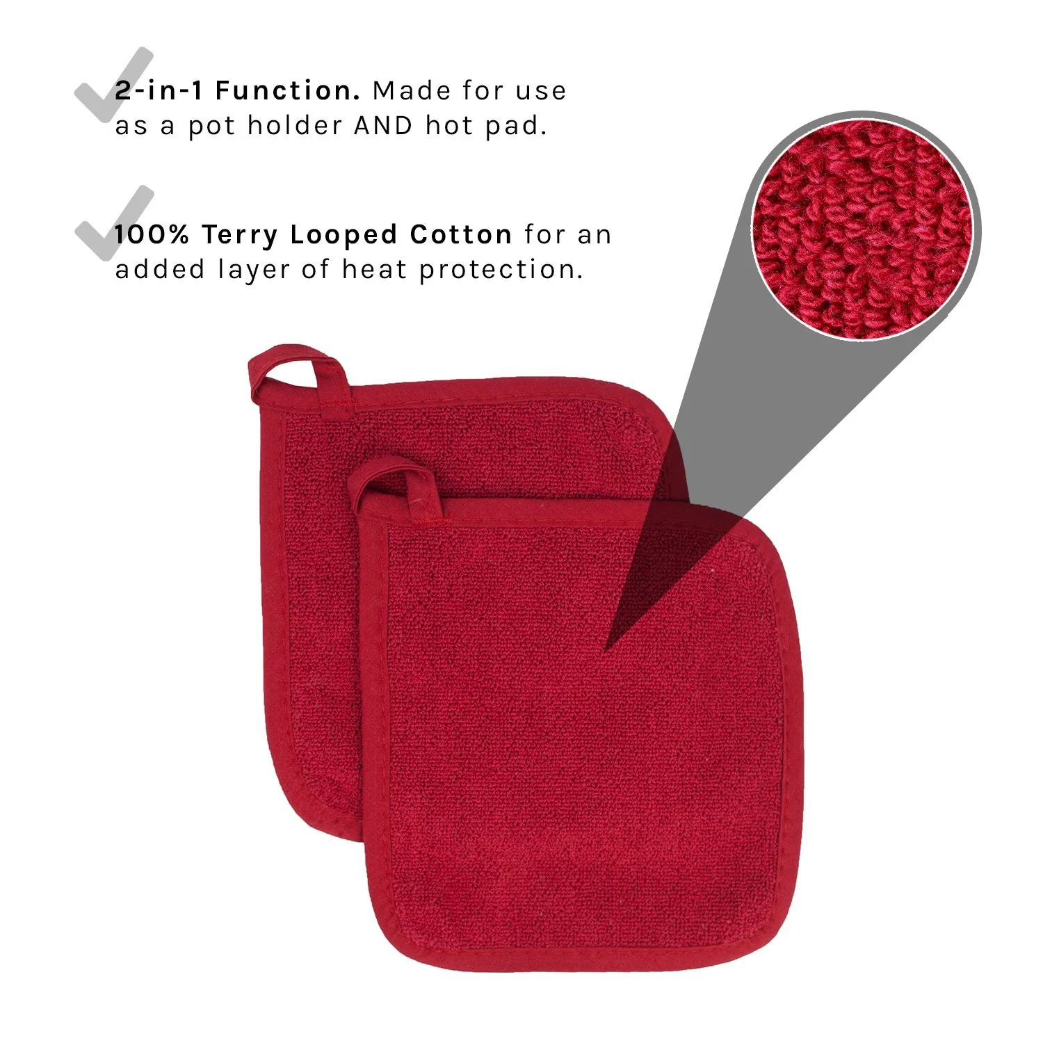 Ritz Pot Holder – Paprika - Image 2