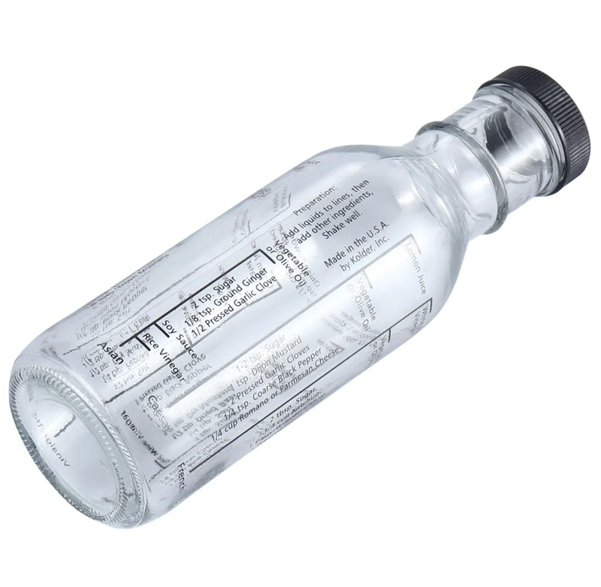 Salad Dressing Mixer Bottle – 10oz - Image 2