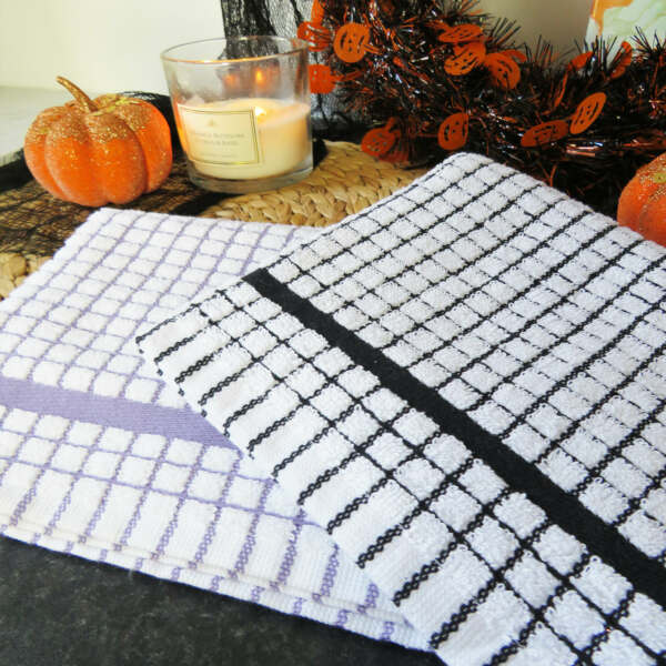 Samuel Lamont Poli Dri 100% Cotton Dish Towel – Black - Image 3