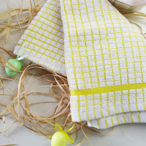 Samuel Lamont Poli Dri 100% Cotton Dish Towel – Gold - Image 2
