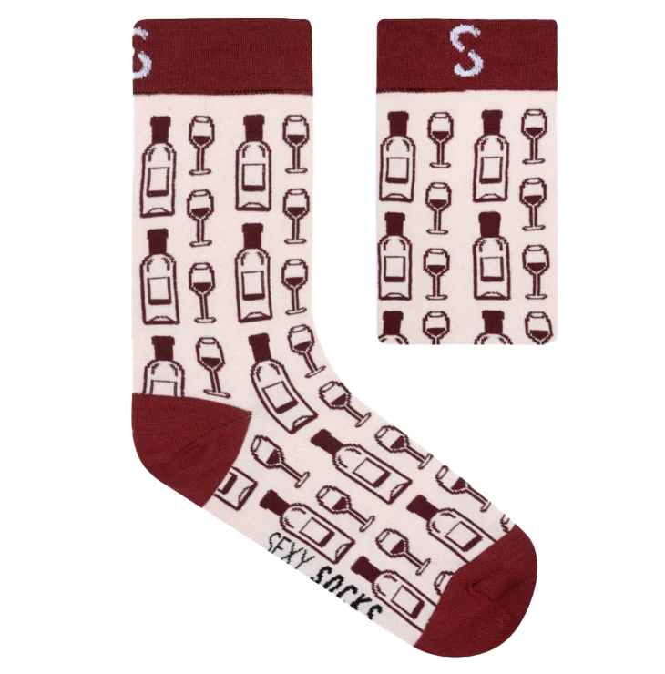 Sexy Socks – Super Soft Anti-Odor - Anti-Bacterial Bamboo Socks – Wine O Clock