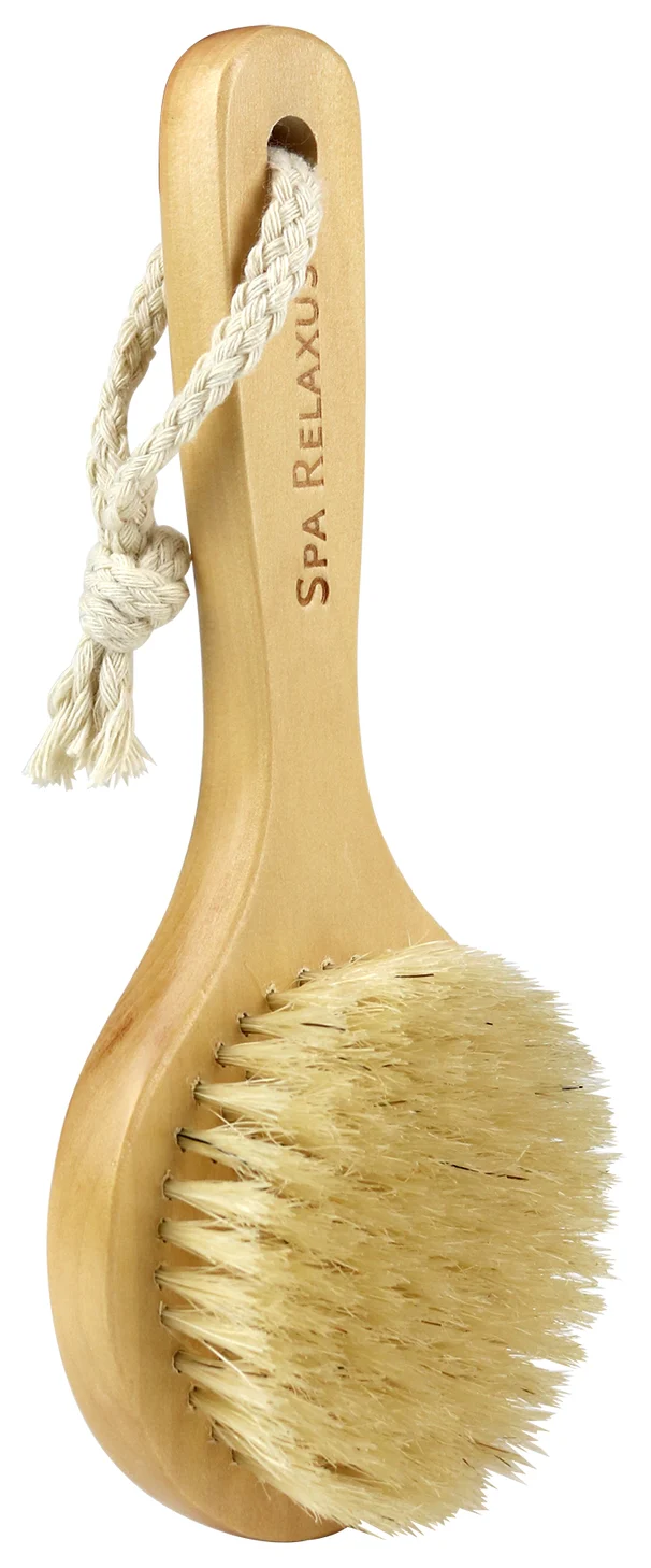 Soft Bristle Wood Handled Bath Body Brush - Image 3