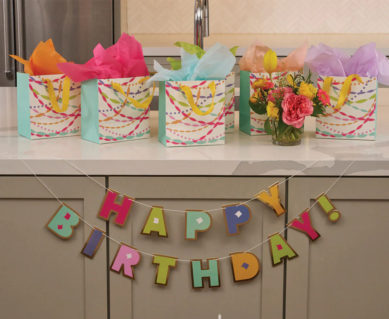 Sophistiplate Bright Birthday Banner - Image 3