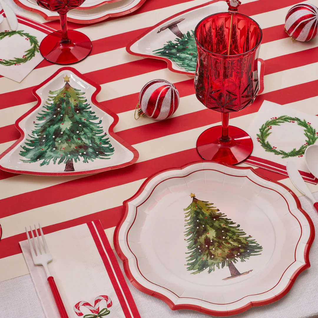 Sophistiplate Paper Dinner Plates – Merry & Bright – 10.5" – 8pk - Image 2