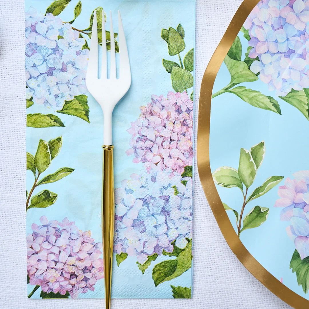Sophistiplate Paper Guest Towels – Pack of 20 – Hydrangea - Image 2