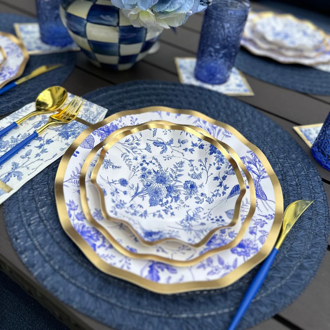 Sophistiplate Wavy Paper Dinner Plates – 8pk – Timeless - Image 3