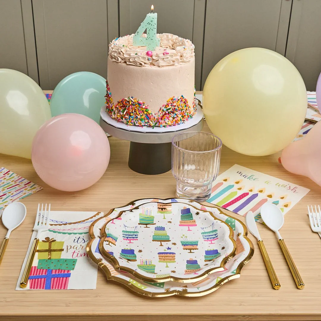 Sophistiplate Wavy Paper Dinner Plate - 8pk – Birthday Hats - Image 2
