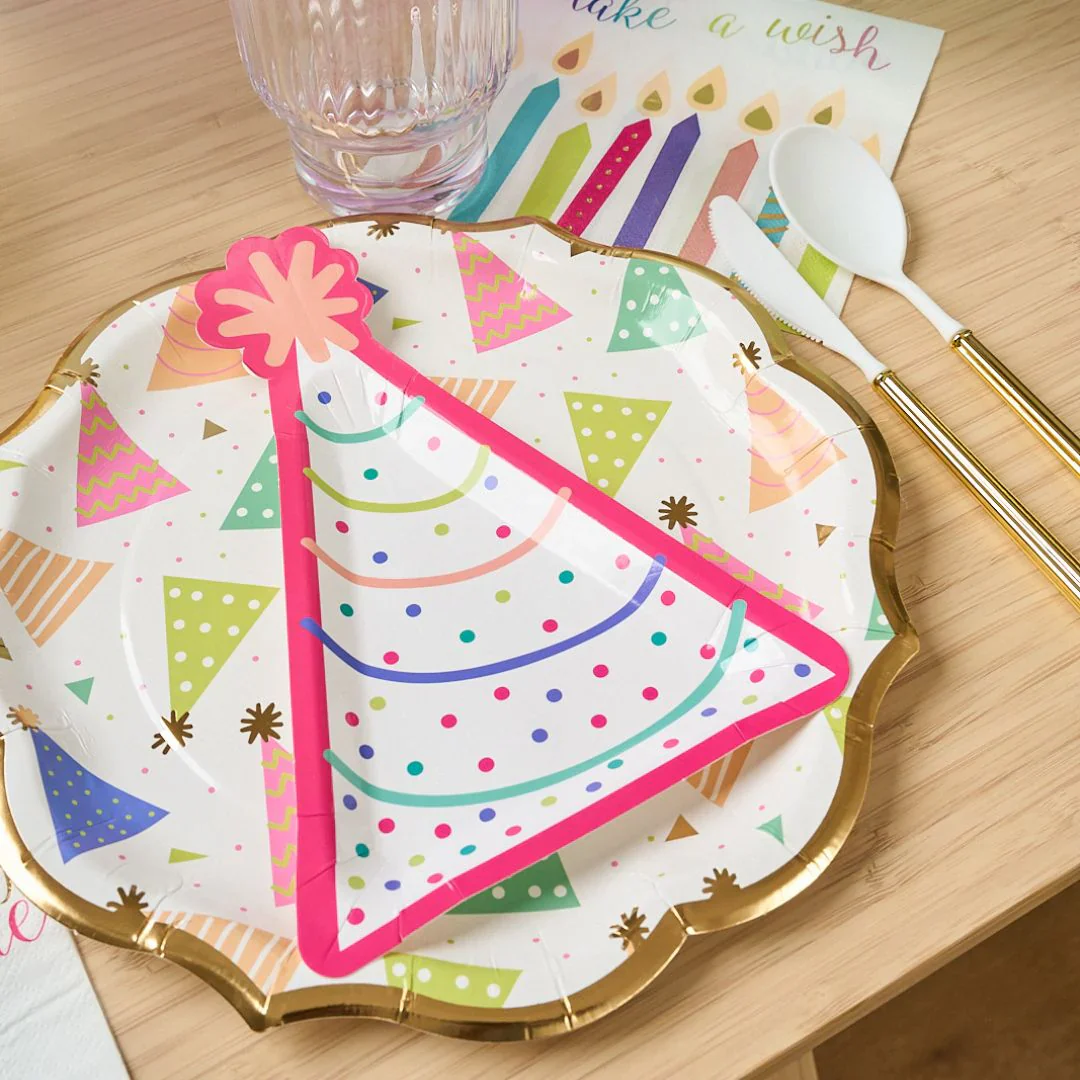 Sophistiplate Wavy Paper Dinner Plate - 8pk – Birthday Hats - Image 4