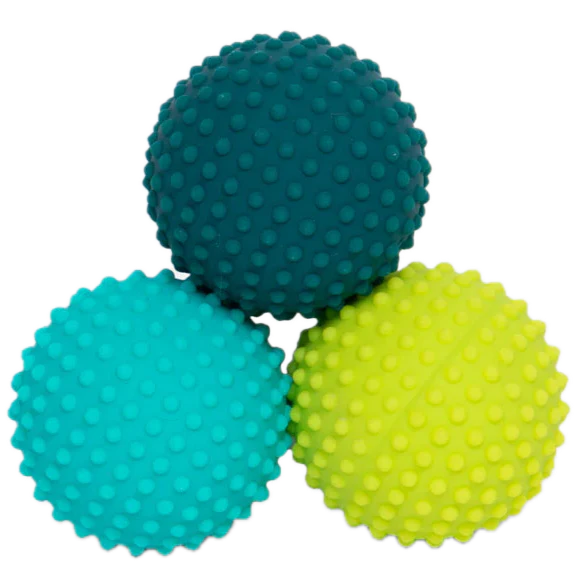 Speks - Odds Silicone Fidget Magnets Balls – Green Dots – Set of 3