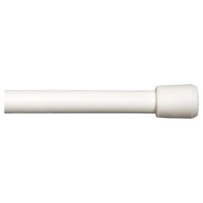 Spring Tension Rod – White – 28" to 48"