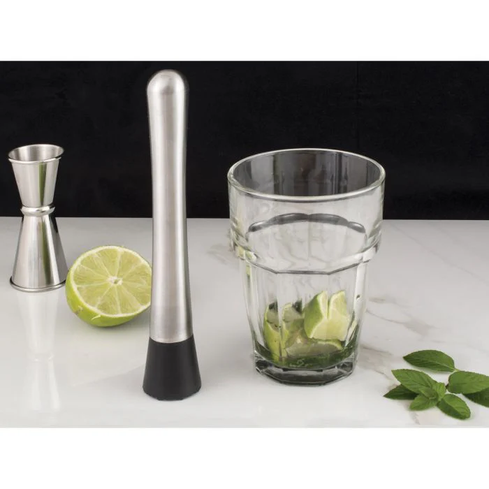 Stainless Steel Bar Muddler With Rounded Handle - Image 4