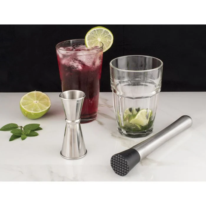 Stainless Steel Bar Muddler With Rounded Handle - Image 5