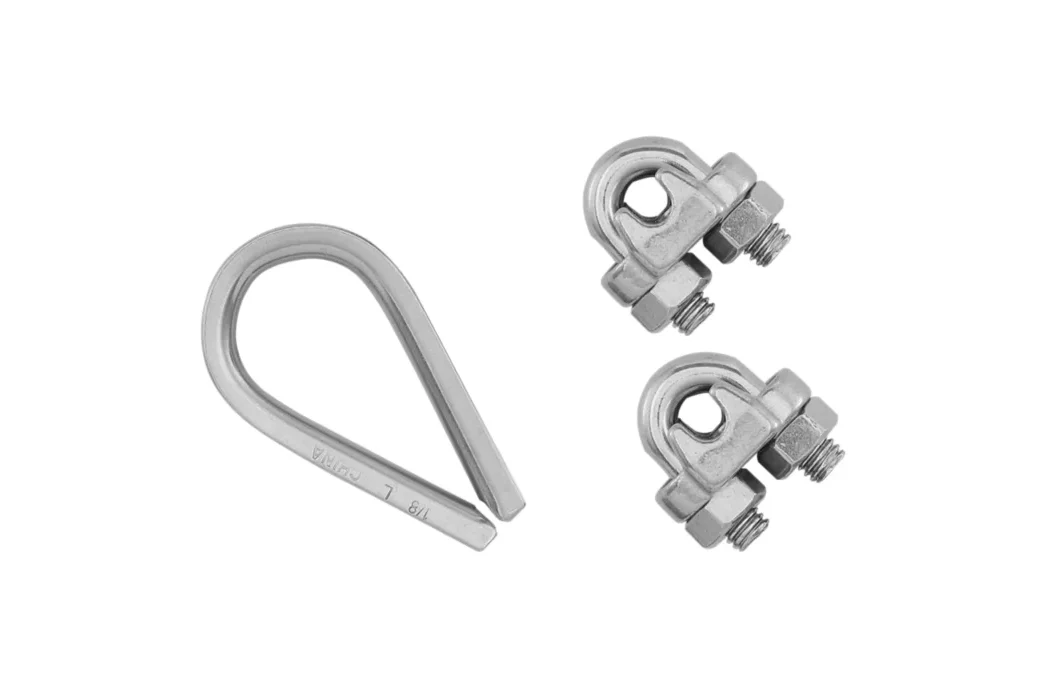 Stainless Steel Cable Clamp Kit –3/32" x 1/8" - Image 2
