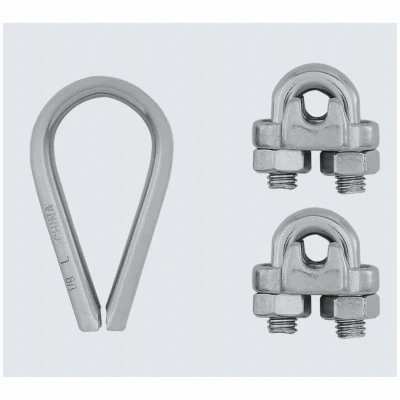 Stainless Steel Cable Clamp Kit –3/32" x 1/8" - Image 3