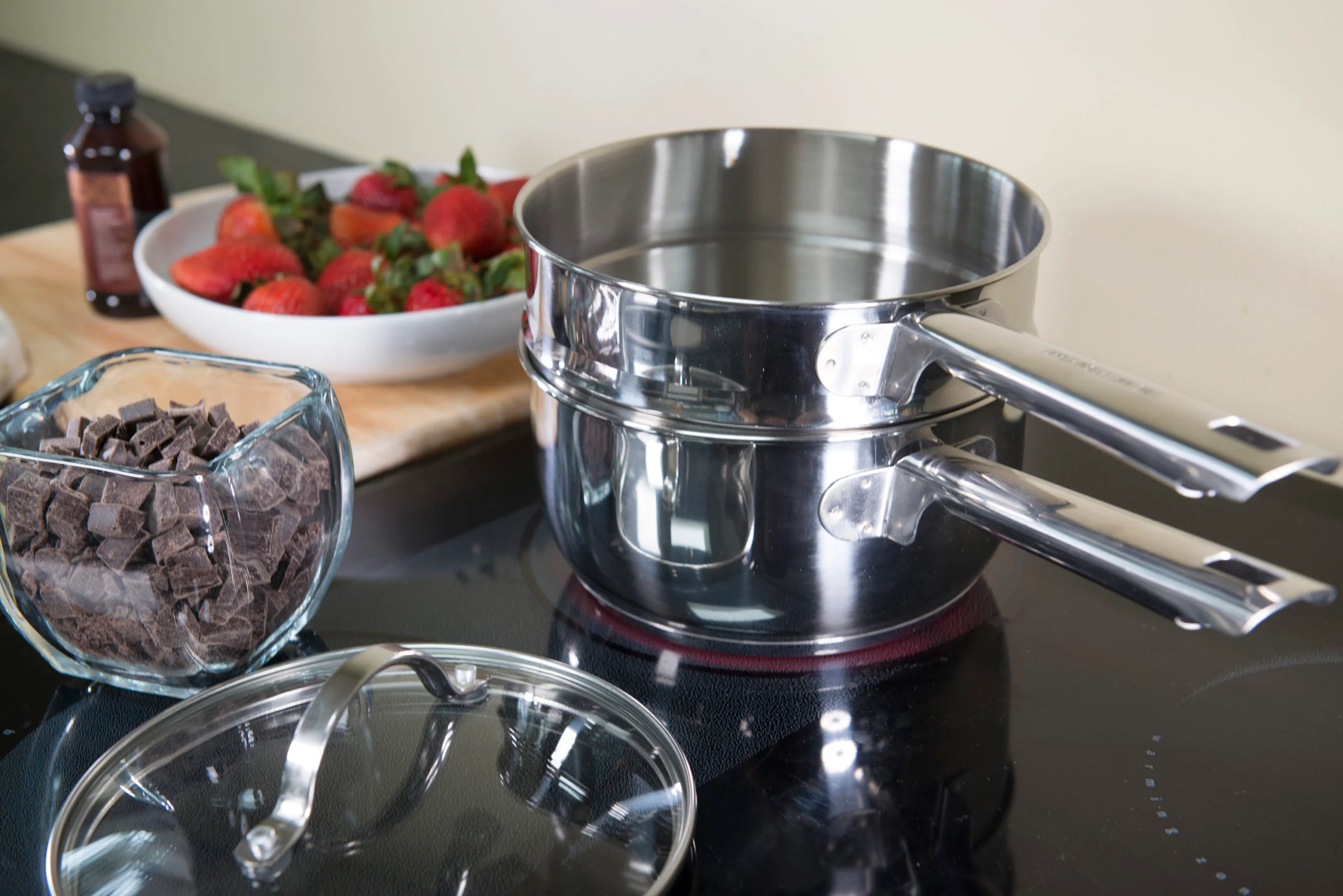 Stainless Steel Induction Double Boiler – 2 QT - Image 3