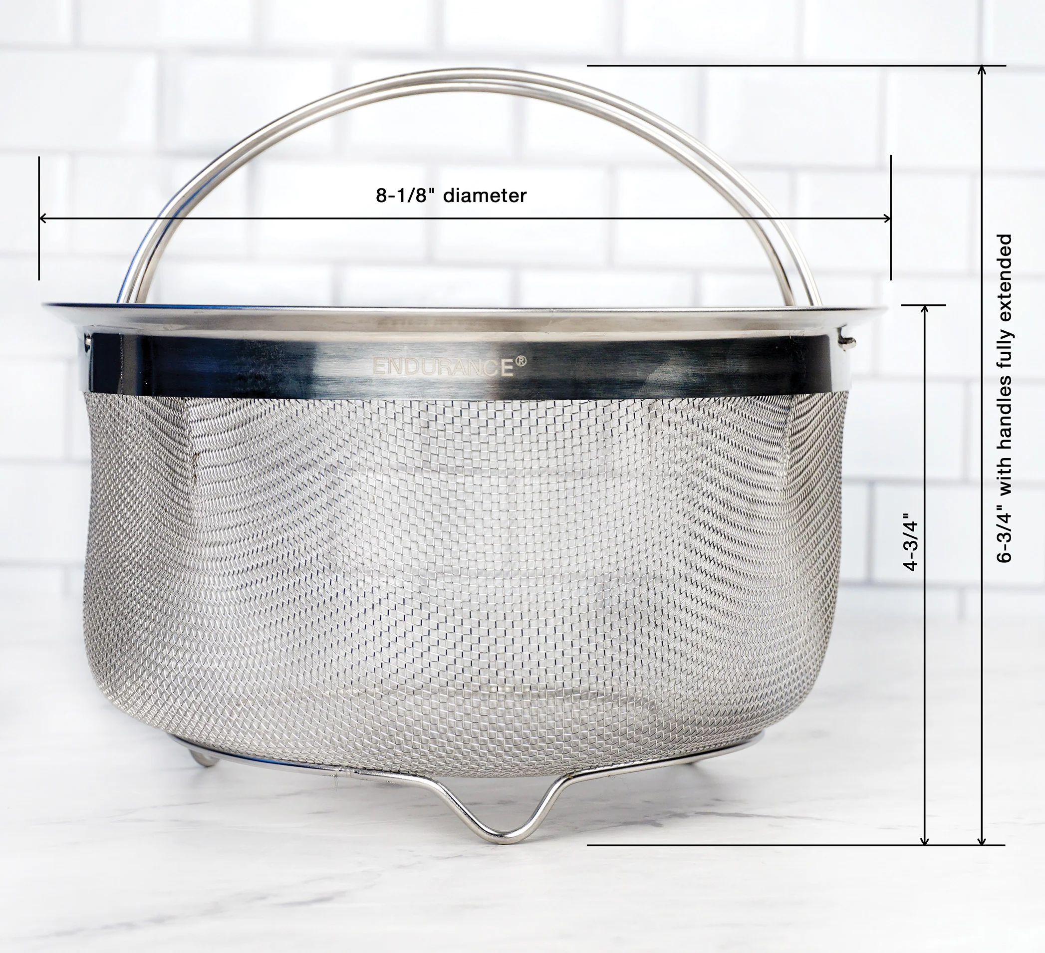 Stainless Steel Mesh Basket – 3 QT. - Image 3