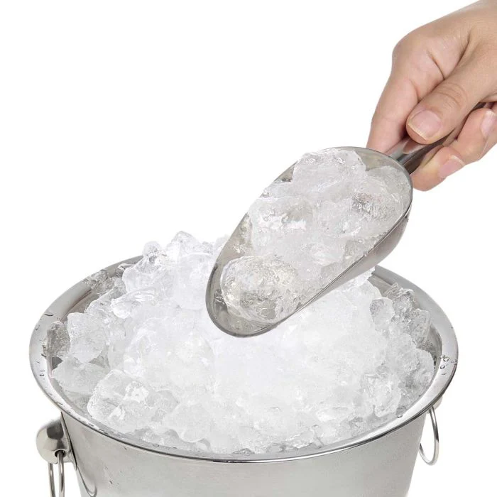 Stainless Steel Slotted Ice Scoop - Image 4