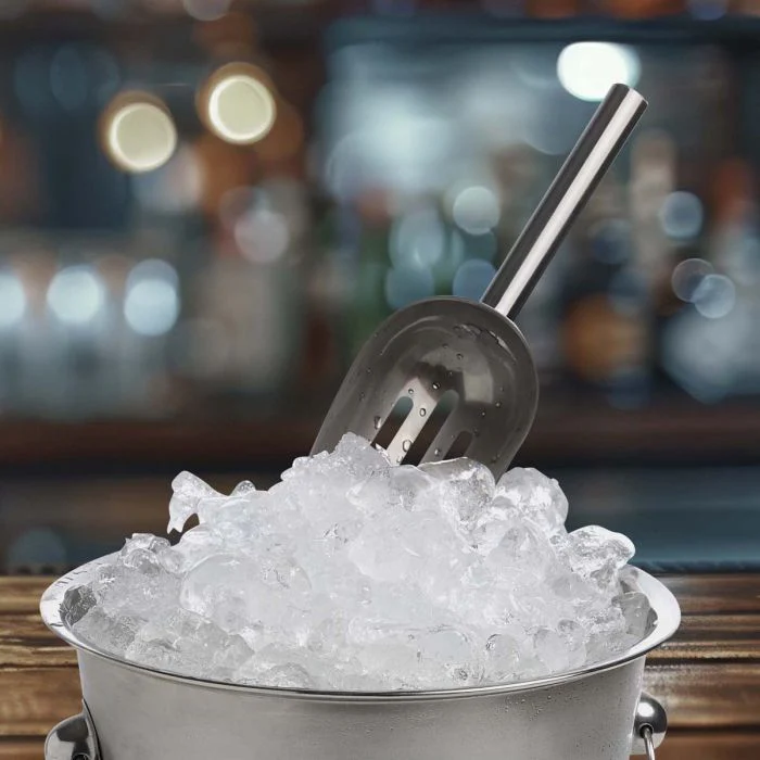 Stainless Steel Slotted Ice Scoop - Image 6