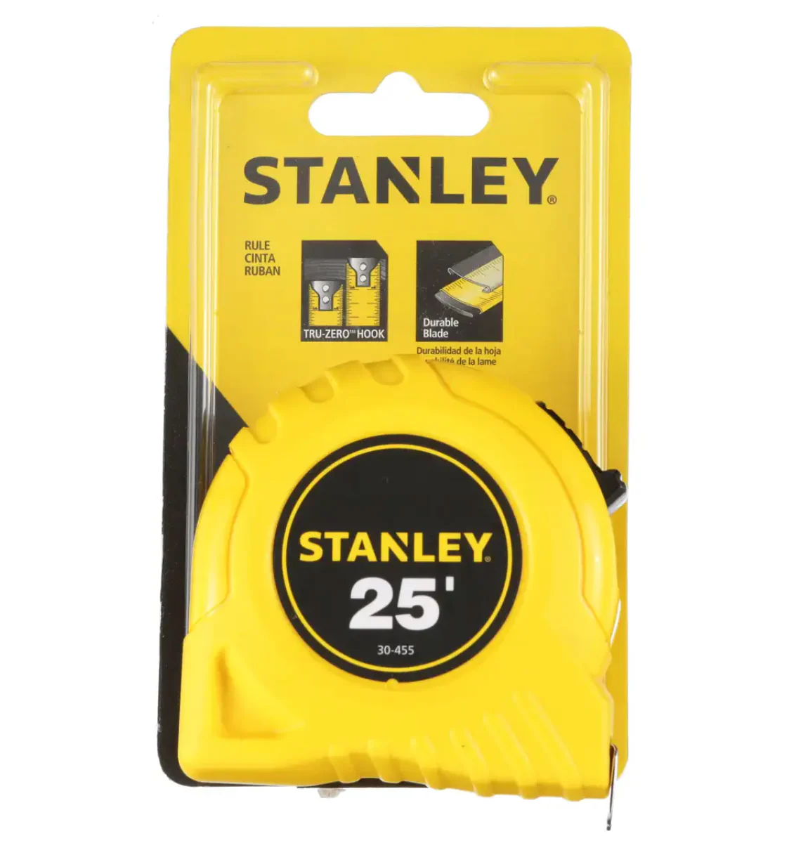 Stanley Yellow High-Visibility Tape Measure – 25Ft x 1" - Image 2
