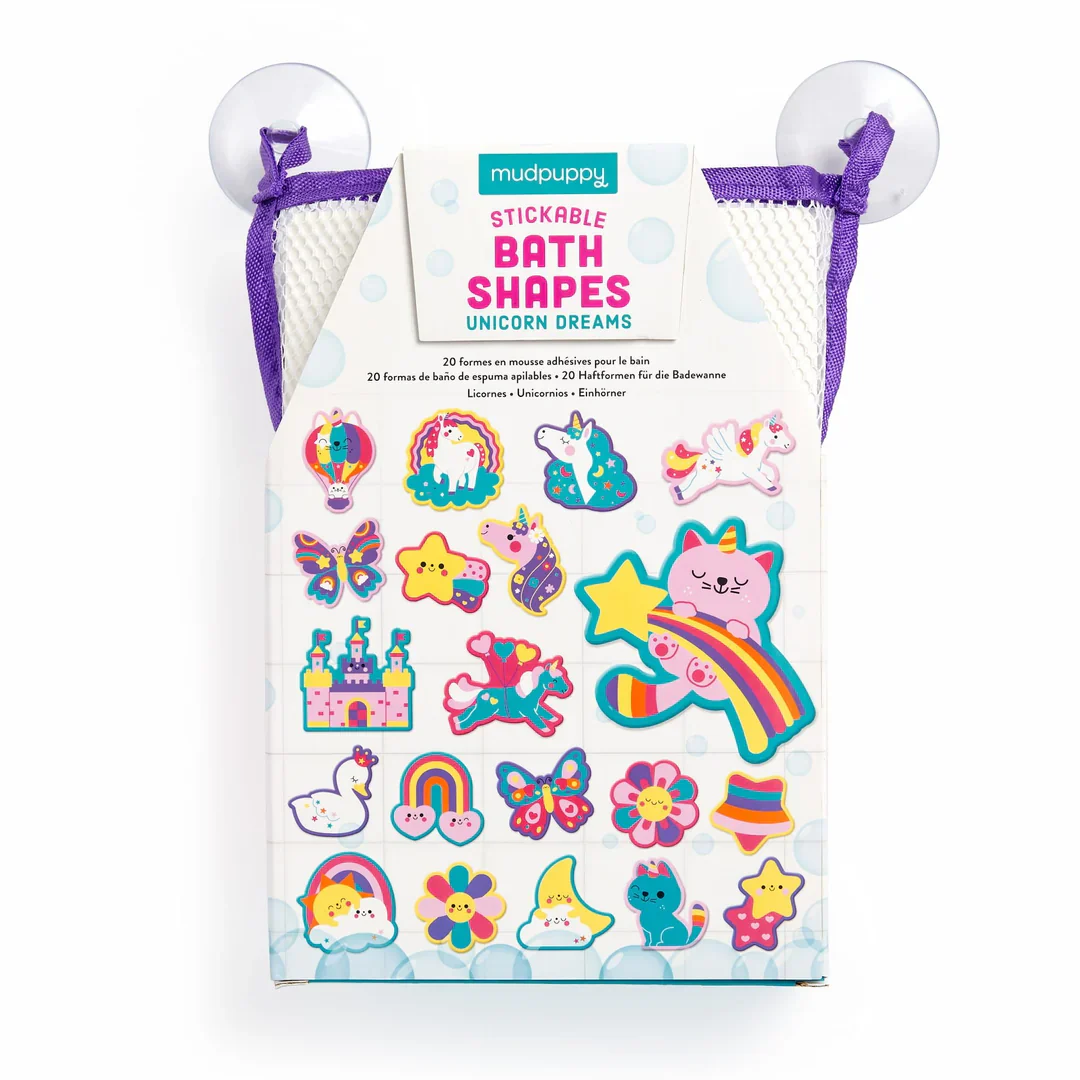 Stickable Foam Bath Shapes – Unicorn Dreams - Image 2