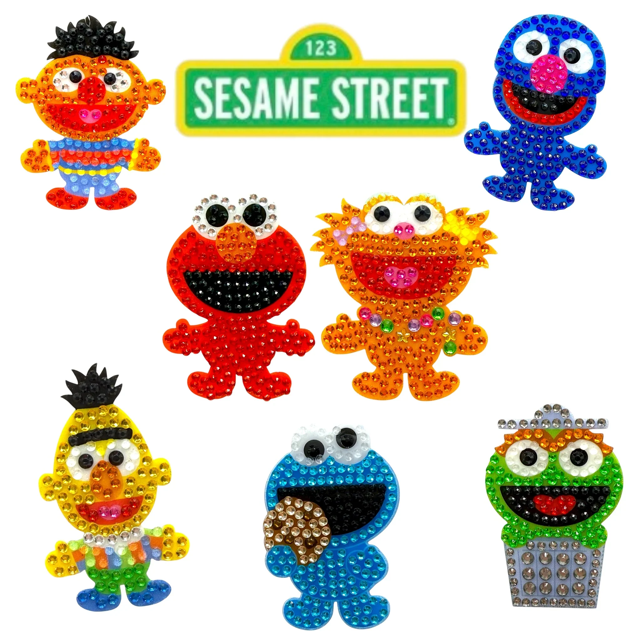 StickerBeans Sesame Street Collection – Bert – Sparkle Sticker – 2" - Image 3