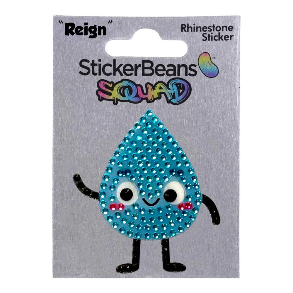 StickerBeans "Squad" Reign Limited Edition Sparkle Sticker – 2" - Image 2