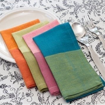Sustainable Threads Cloth Napkins – Chic – Set of 4 - Image 3