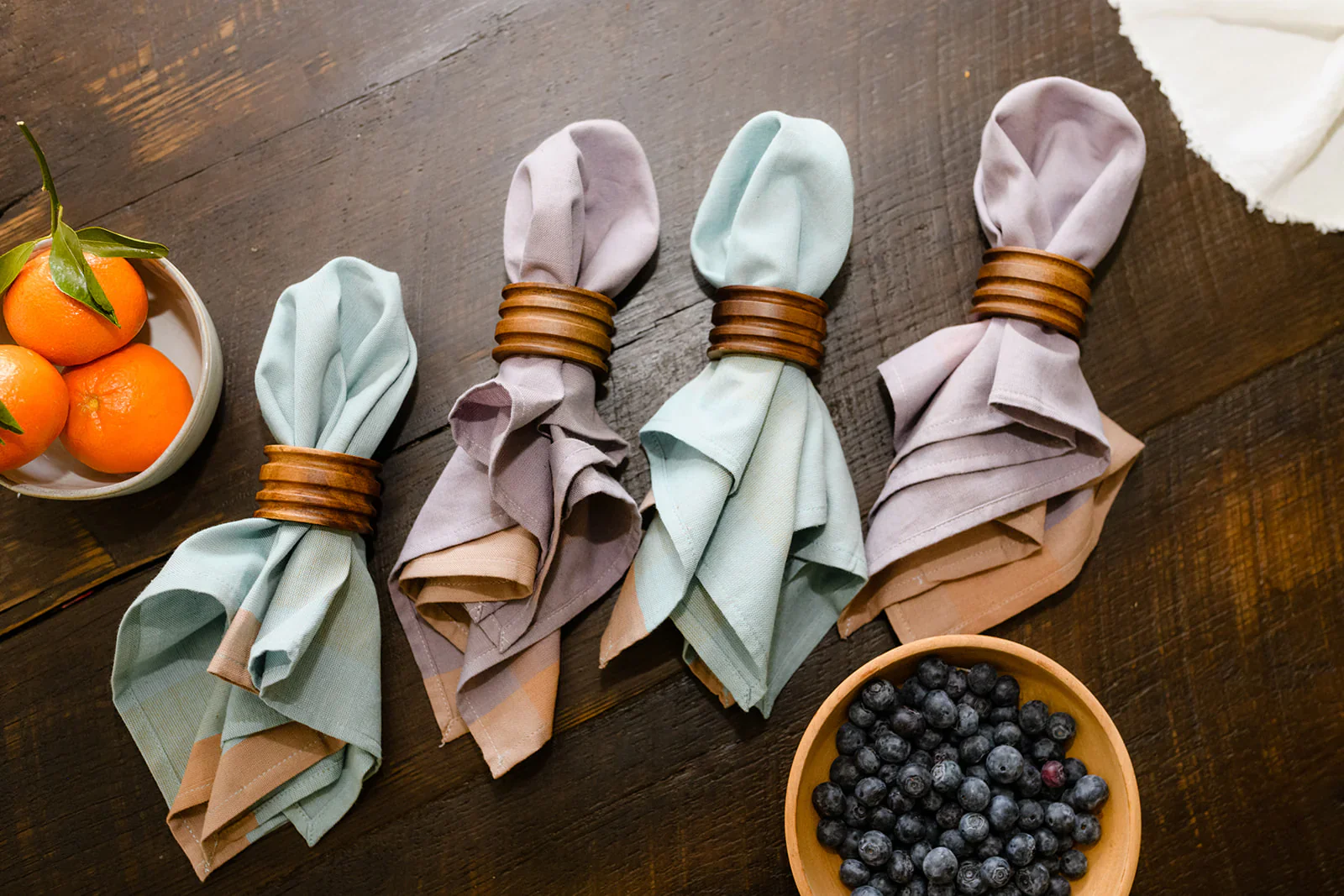 Sustainable Threads Cotton Cloth Napkins – Cupcake Magic – 16" x 16" – Set of 4 - Image 3